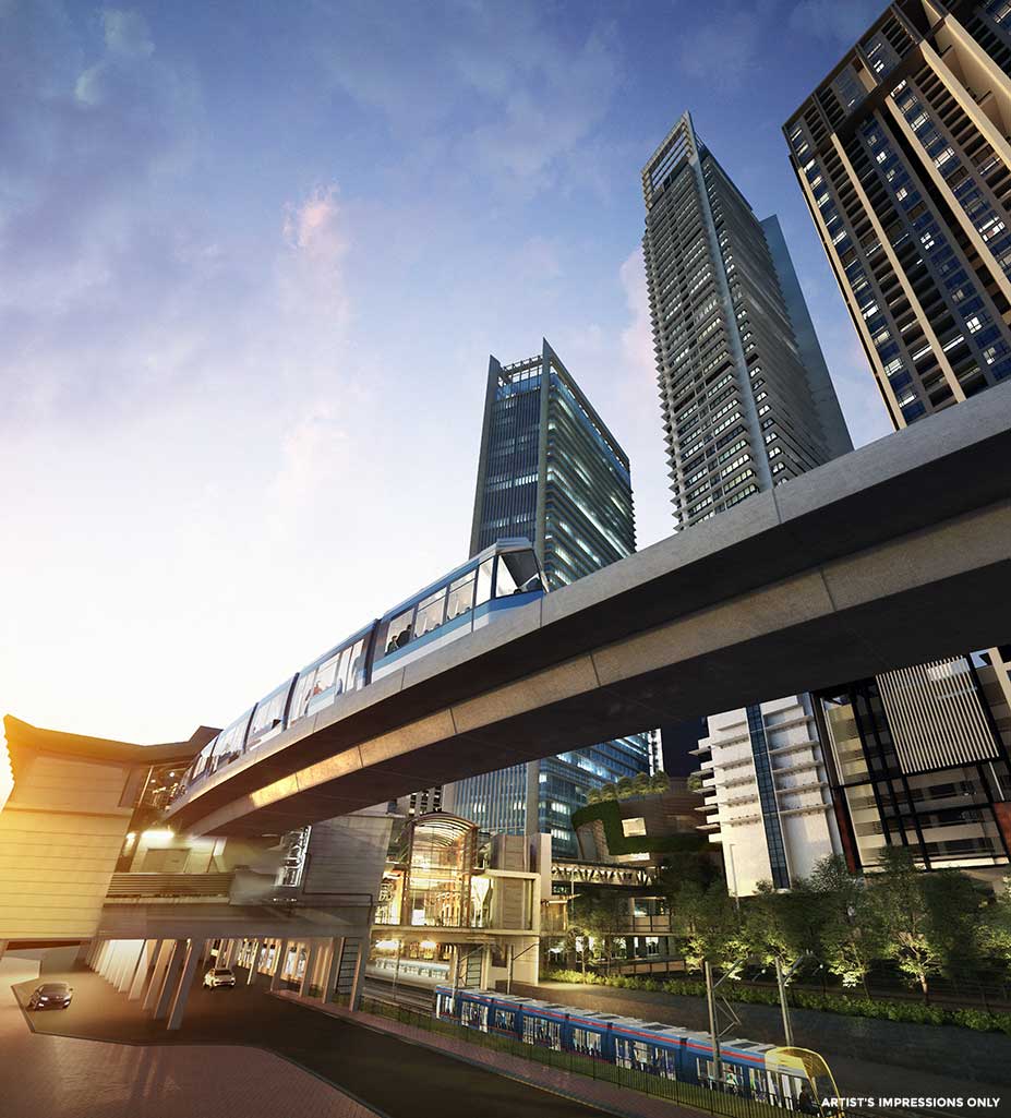 KL Eco City The one who developed the bridge.